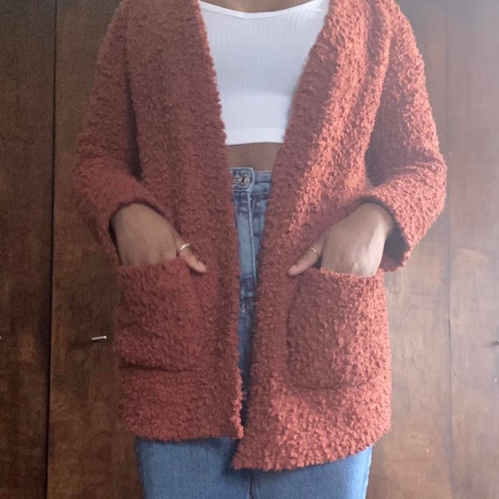 Popcorn cardigan